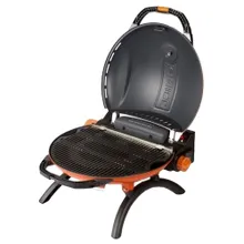 Портативный газовый гриль O-Grill 900MT bicolor black-green + адаптер А, 1 горелка