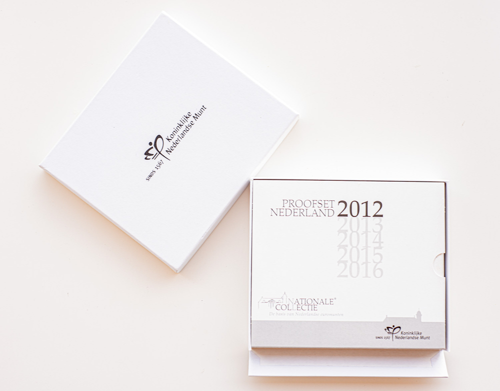 Netherlands 2012 Proof Coin Set with 2 Euro Commemorative Coin "10 Years of the Euro"