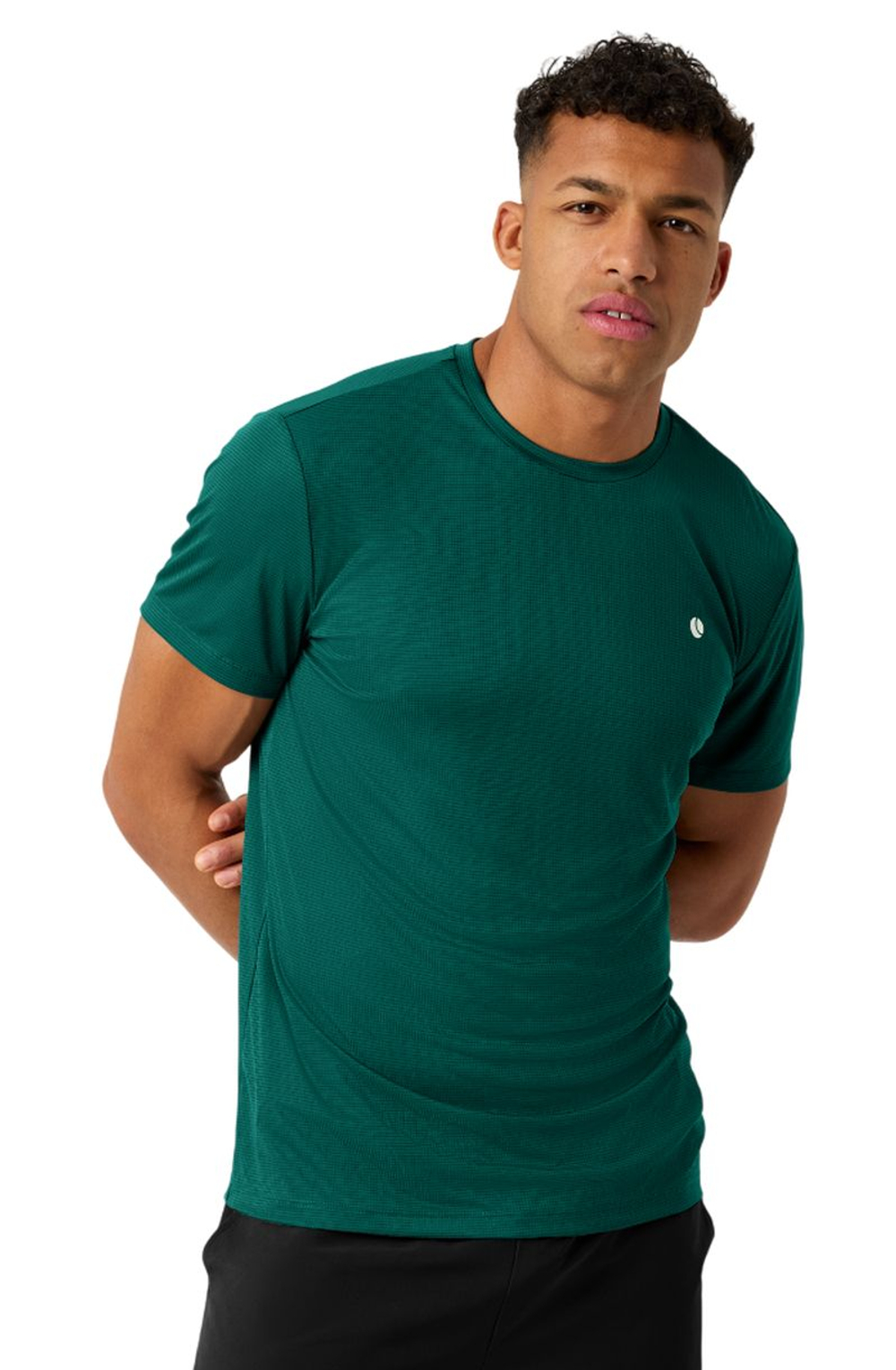 Мужская теннисная футболка Bjorn Borg Ace Light - posy green