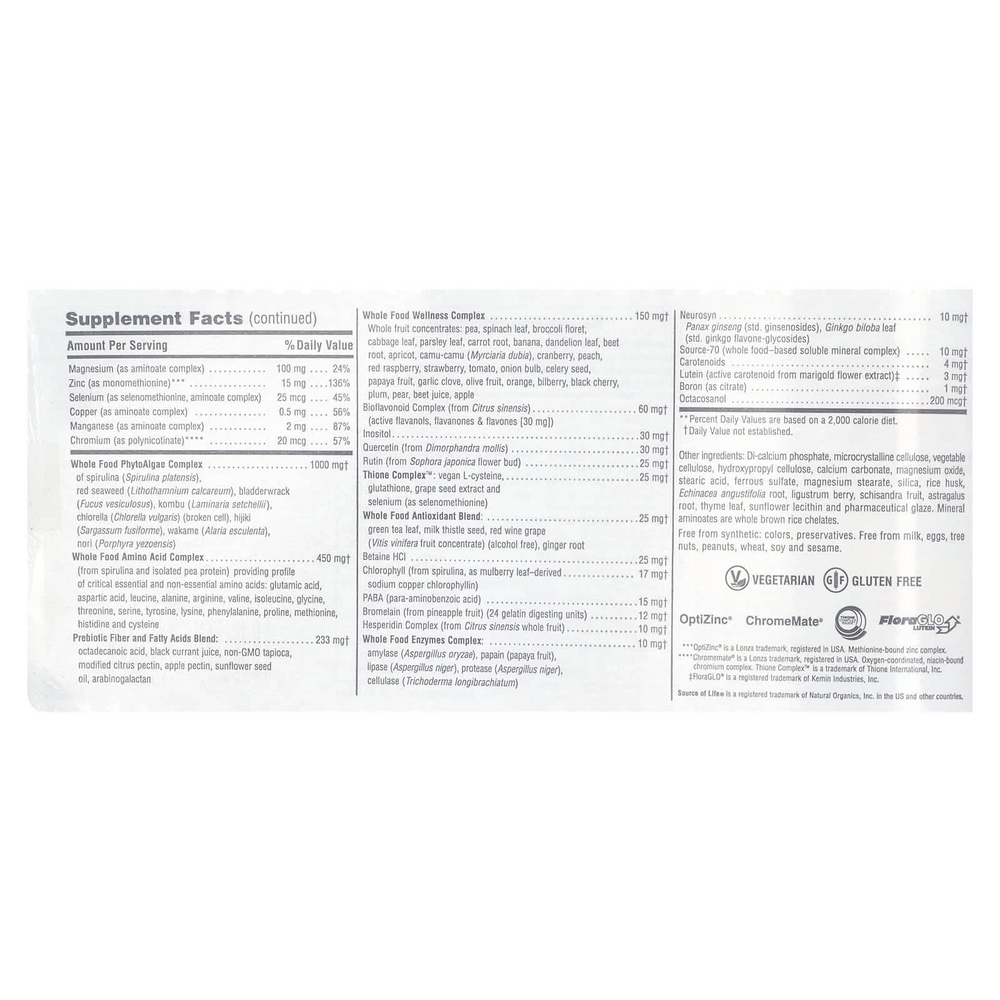 NaturesPlus, Source of Life, Ultra Mini-Tablets, Whole Life Energy Enhancer, 180 таблеток