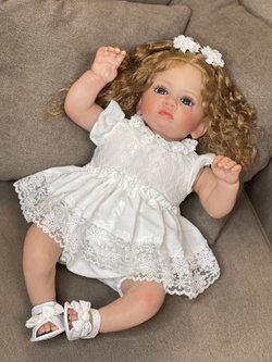 Кукла Реборн мягконабивная 60см в пакете (FA-590)