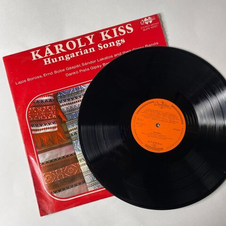 Винтажная виниловая пластинка Karoly Kiss Hungarian Songs Венгерские Песни (Венгрия 1976)
