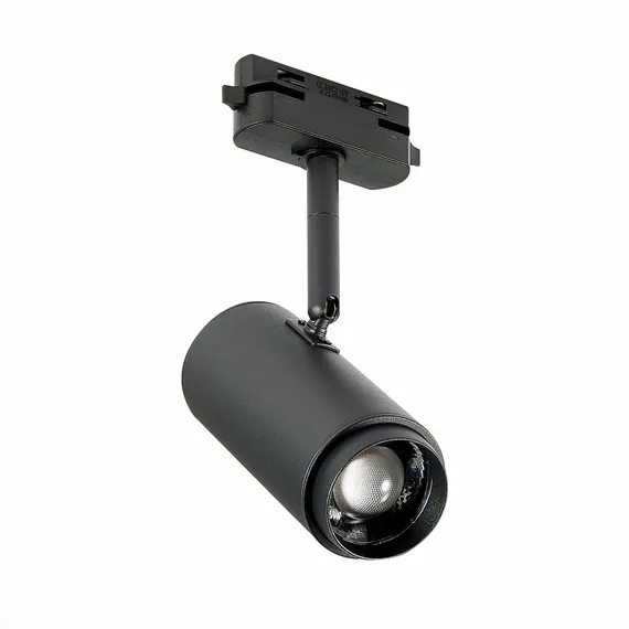 ST600.436.12 Св-к трек. Zoom Черный LED 1*12W 3000K 1 200Lm Ra>80 15-60° IP20 L137xW59xH178 170-240V БЭЙС