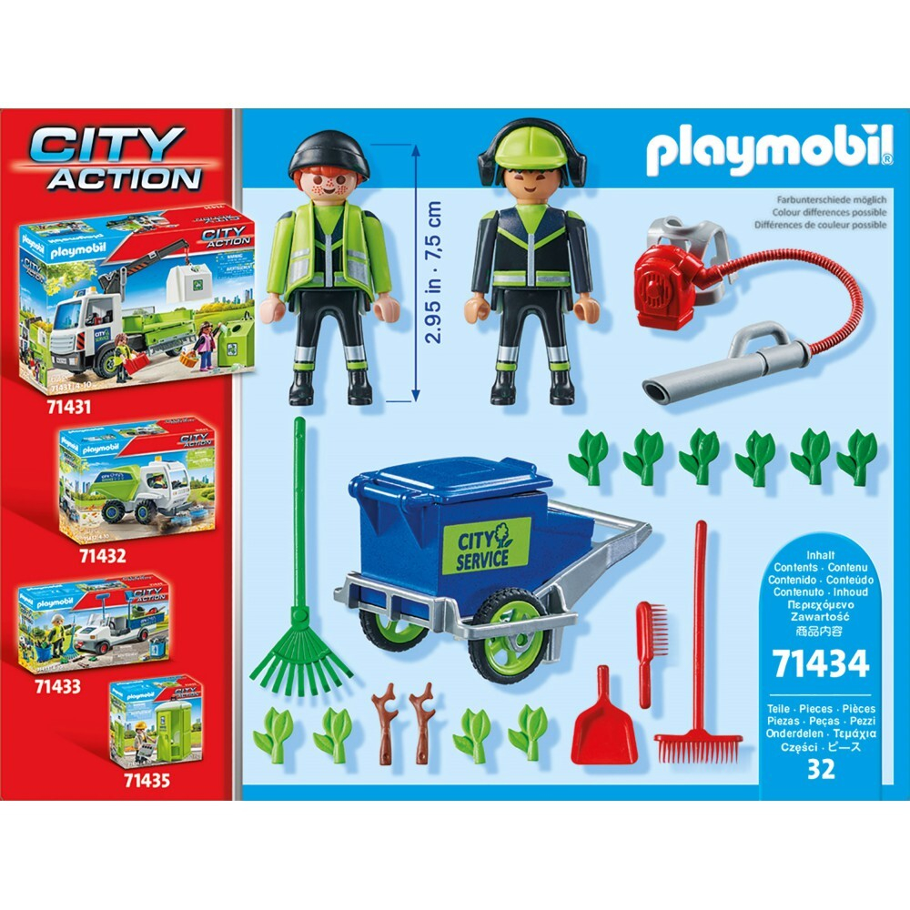 Playmobil - Команда уборщиков города City Action 71434 / артикул   71434  / GTIN 4008789714343