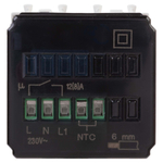 Термостат модульный для теплых полов, "Avanti", "Белое облако", 2 модуля