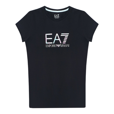 Футболка для девочки теннисная EA7 Jersey T-Shirt G - black