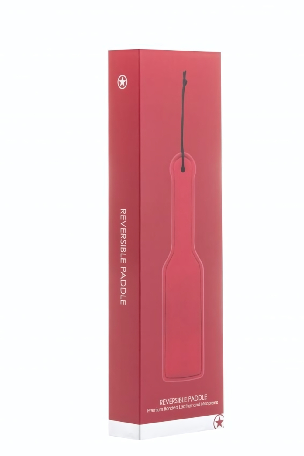 Чёрно-красный двусторонний пэддл Reversible Paddle - 32 см. (Цвет: черный с красным)