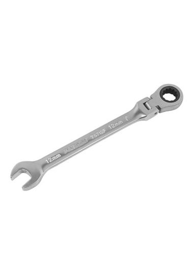 Ключ комбинированный трещоточный с шарниром 12мм PATRON P-75712F