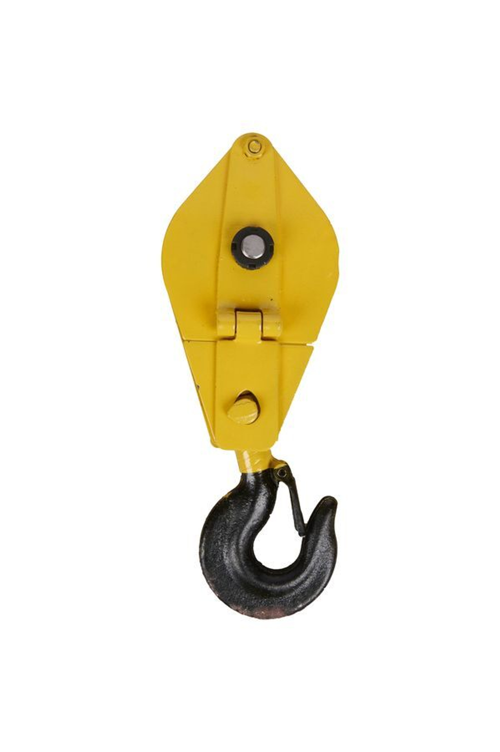 Блок монтажный однорольный с  крюком TOR 1 т с откидной щекой (K)*