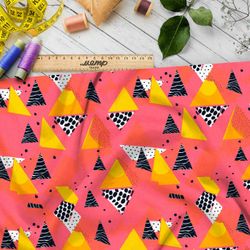 Ткань премиум интерлок абстрактные хореографии времени