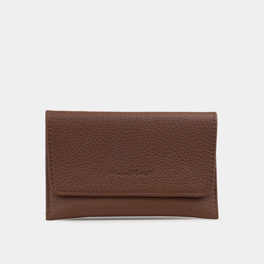 Кофр для украшений Medium из кожи теленка, цвета шоколад