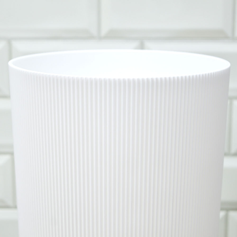 Ваза для цветов под срезку 40см "Версаль" (белый)