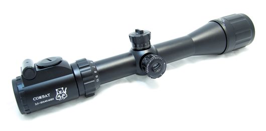 Оптический прицел Combat 2.5-10x40 AOEG (2-х цв.подсветка MilDot - красная и синяя)