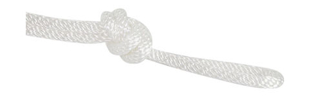 Веревка сплошного плетения d8мм, L150м, белый, Marine Rocket