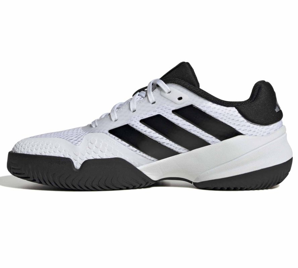 Детские теннисные кроссовки Adidas Barricade K - white/core black