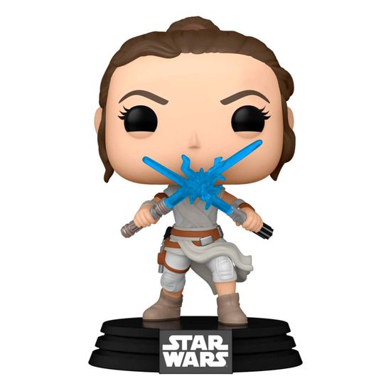 Фигурка Funko POP! Bobble Star Wars Ep 9 Rey w/2 Lightsabers (434) 51484 / Фигурка Фанко ПОП! по мотивам вселенной "Звёздные Войны", Рей