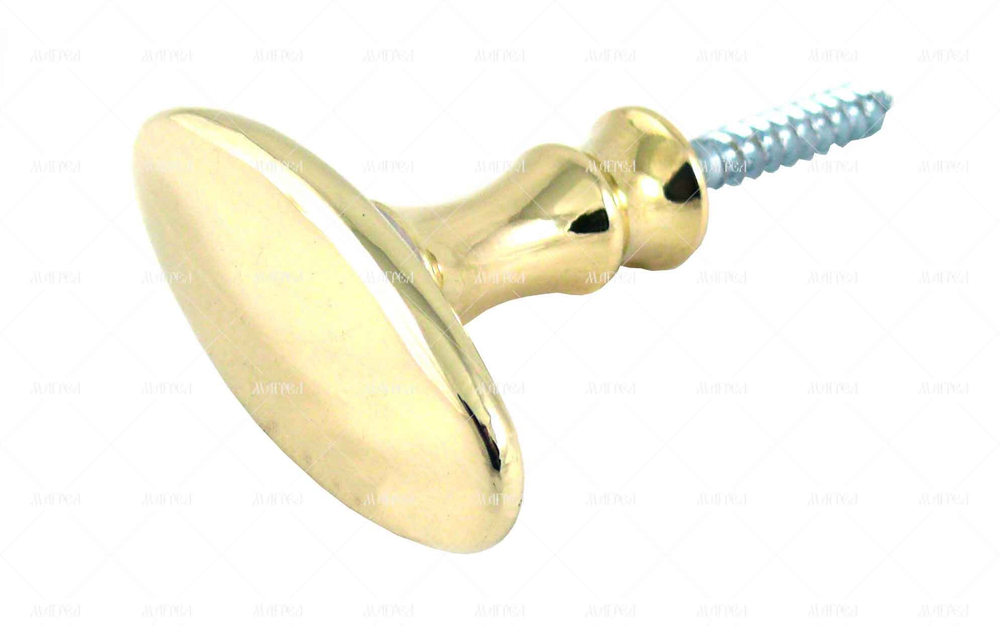 Держатель штор Лепесток латунный полированный