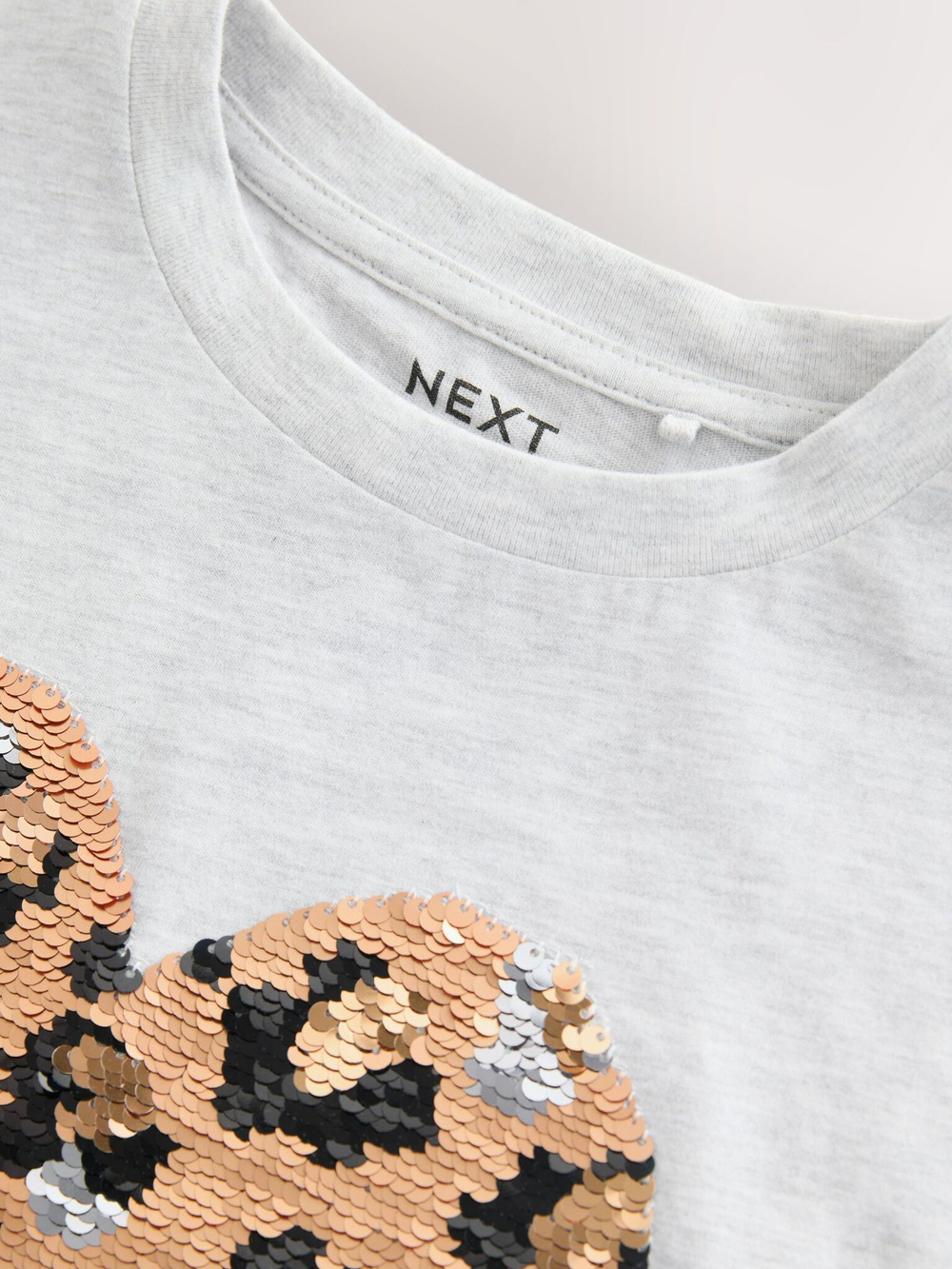 Футболка для девочки Next E44-443, Светло-серый