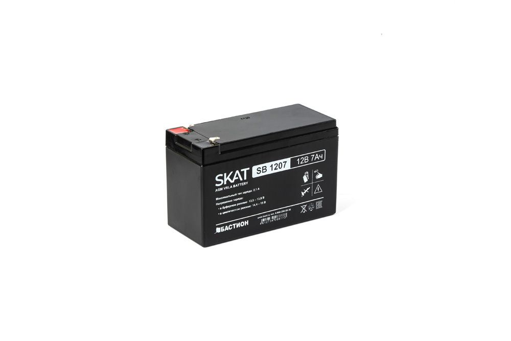 SKAT SB 1207 аккумулятор Бастион