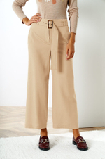 3828 Брюки женские (золотисто-бежевый)