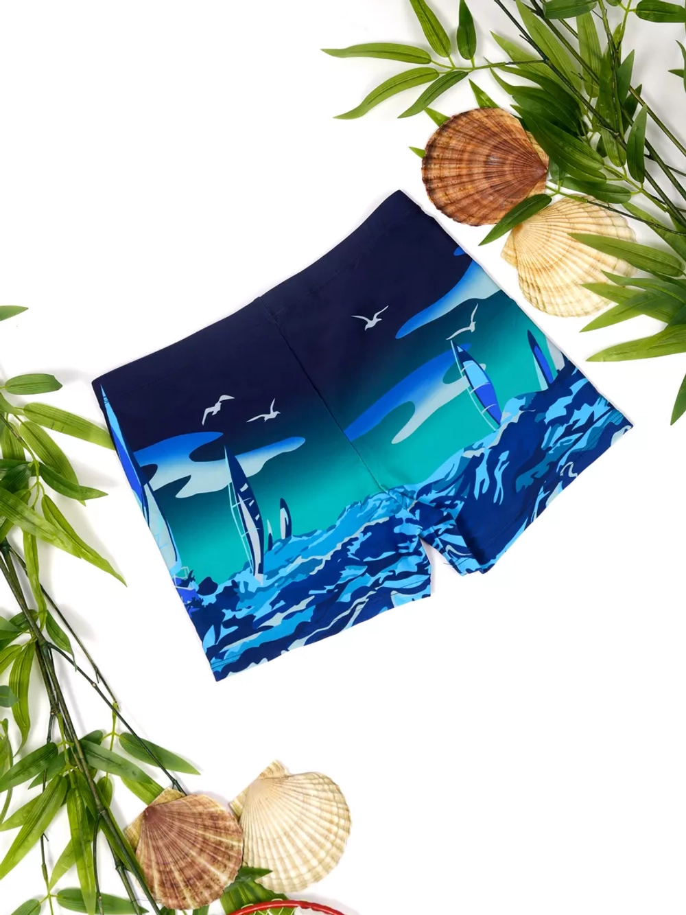 плавки боксеры спортивные для пляжа и бассейна