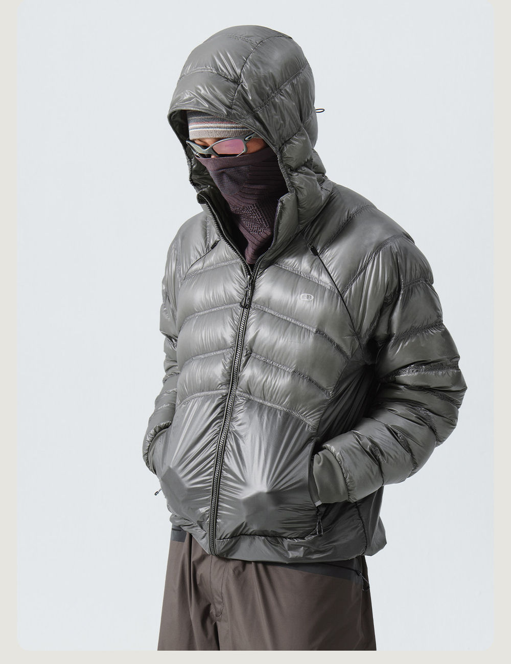 Куртка Nothomme Blue Down Jacket "Silver"