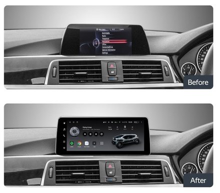 Магнитола для BMW 3 серия F30 2016-2020 и 4 серия F36, F32 (EVO, правый руль!) - Teyes LUX ONE монитор 12.3" на Android 10, CarPlay, 4G SIM-слот, 6/128ГБ