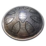 OHP-L34-8-1-Bz-F#m-Hijaz Глюкофон 34см, Handpan Overtone