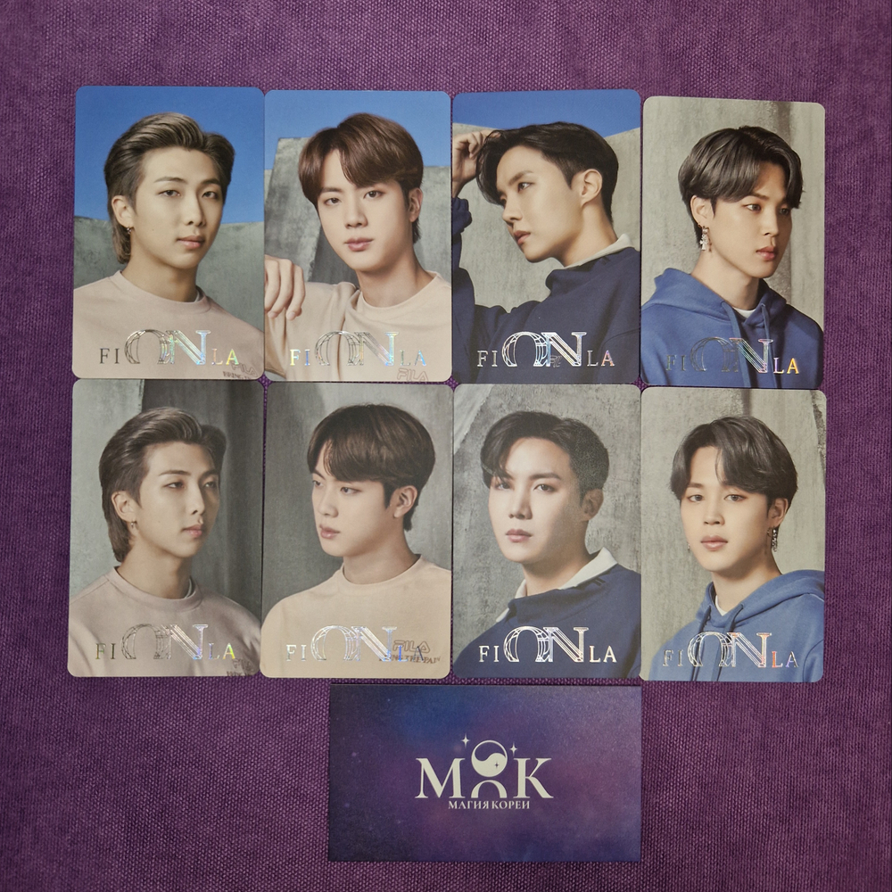 Фотокарты BTS FILA NOW ON