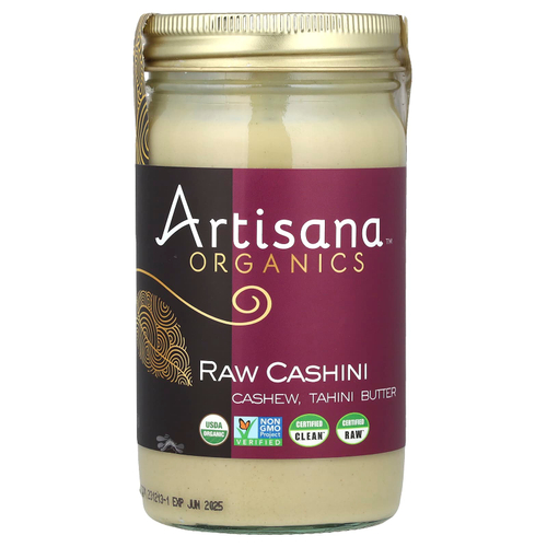 Artisana, Organics, Raw Cashini, кешью, масло тахини, 397 г (14 унций)