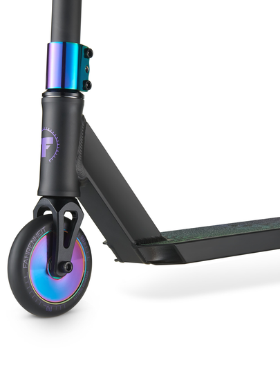 Самокат трюковый Fahrenheit F3 черный/неохром