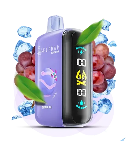 ELF BAR RAYA D3 - Grape Ice (5% nic)