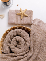 Полотенце махровое, г/к, жак., "Модерн" 33х50, арт. AMOD33-50, цвет: 53022-Песок,