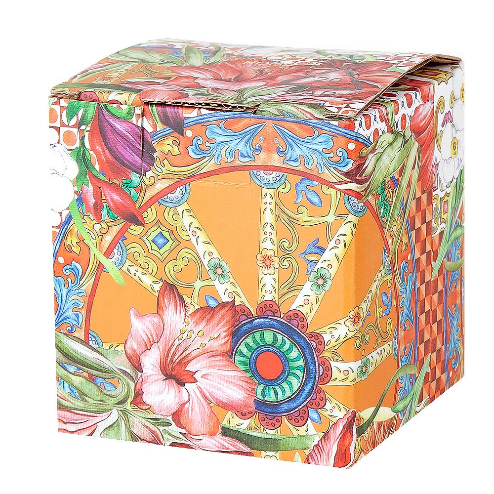 Банка с крышкой "Secret Garden" 12,5х9см v=350мл (фарфор) (подарочная упаковка)