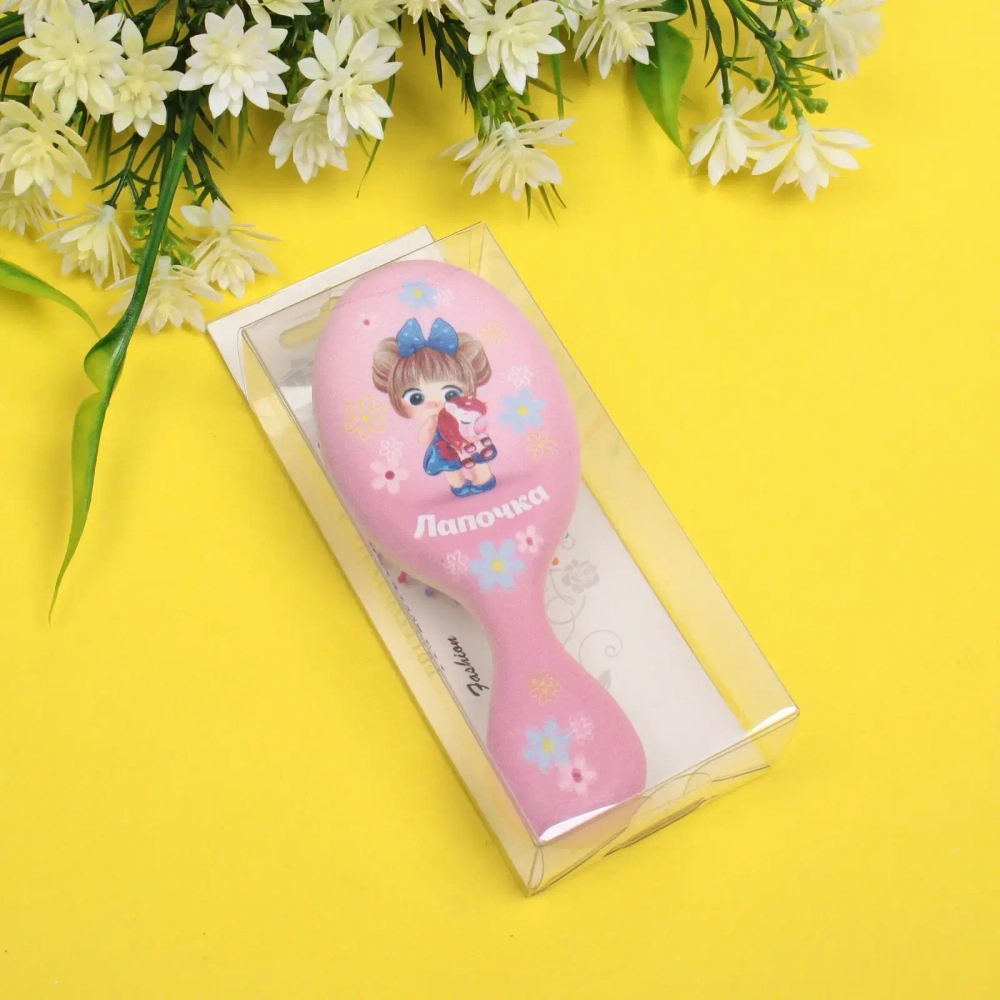 Расческа массажная детская «MaMiKa», Лапочка, 13*5см