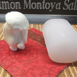 Молд 3D Зайчик №6, 8 см