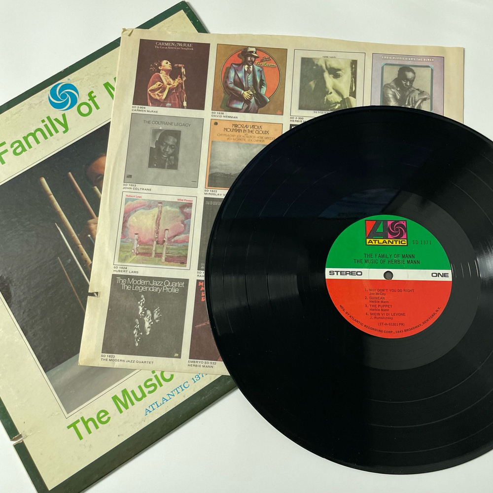Винтажная виниловая пластинка LP Herbie Mann, The Family Of Mann (The Music Of Herbie Mann) (США 1968)
