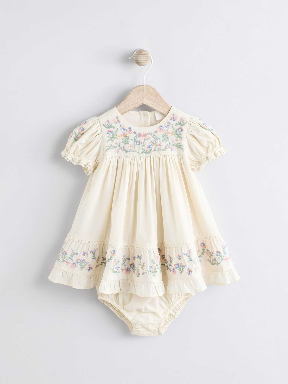 Платье и трусики в комплекте для девочки Next E65-162, Молочный