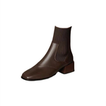 ABCFJG Stretch & Sock Boots Women"s Black, Brown