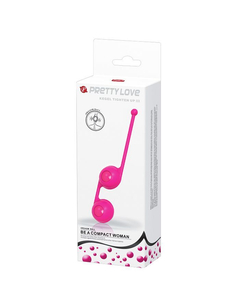 Ярко-розовые вагинальные шарики Kegel Tighten Up III