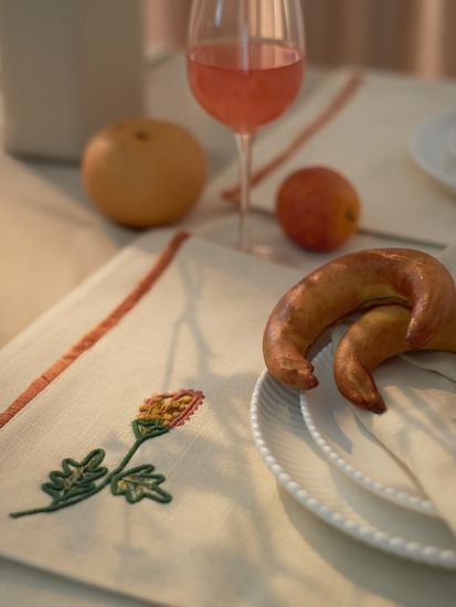 Салфетка под приборы spring flower из коллекции ethnic, 33х48 см