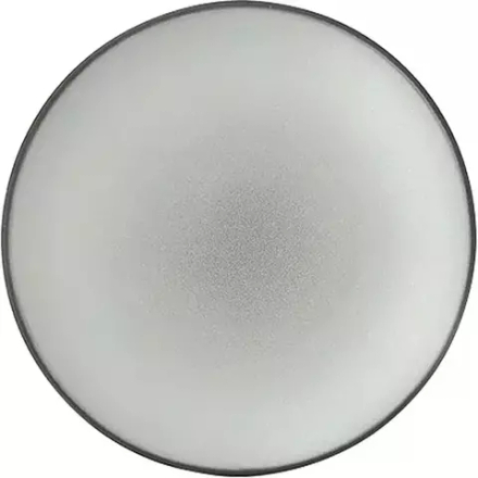 Тарелка «Экинокс» мелкая керамика D=215,H=25мм серый