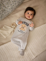 Комбинезон / Cлип для малышей Next E18-368, 3 шт., Белый, Бежевый, Голубой