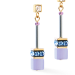 Серьги Coeur de Lion Purple-Blue 3030/21-0807