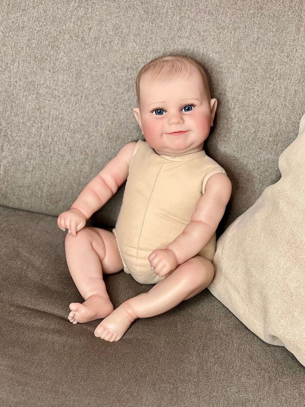 Кукла Реборн мягконабивная 50см в пакете (FA-367A)