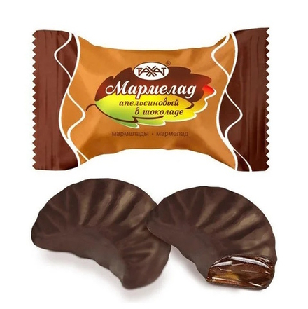 Мармелад апельсиновый в шоколаде Рахат