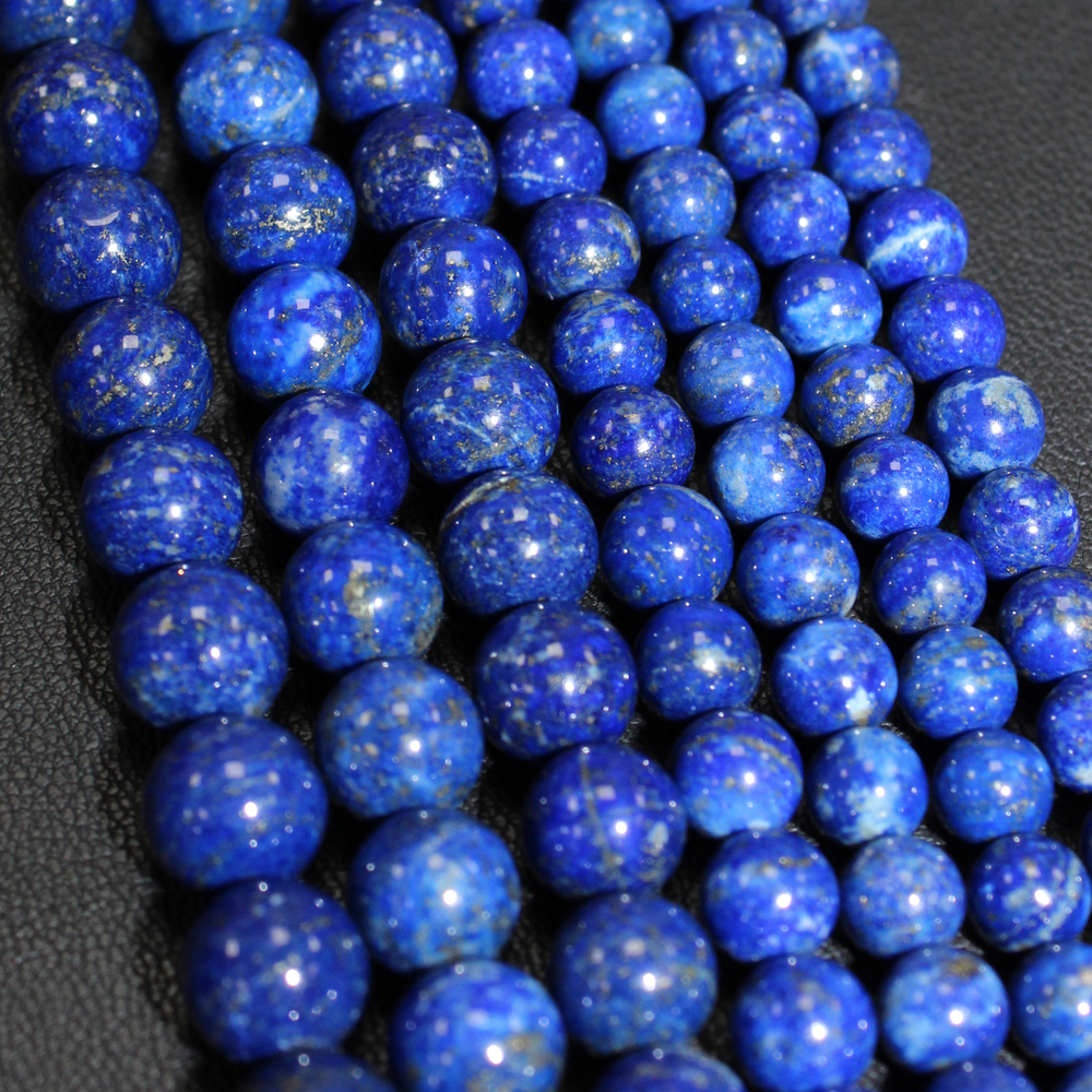Лазурит Афганский А качество бусины 6мм 8мм 10мм