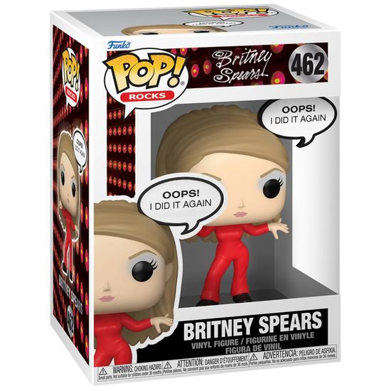Фигурка Funko POP! Rocks Britney Spears (Oops, I Did it Again) (462) 83835 / Фигурка Фанко ПОП! в виде американской поп-певицы, Бритни Спирс