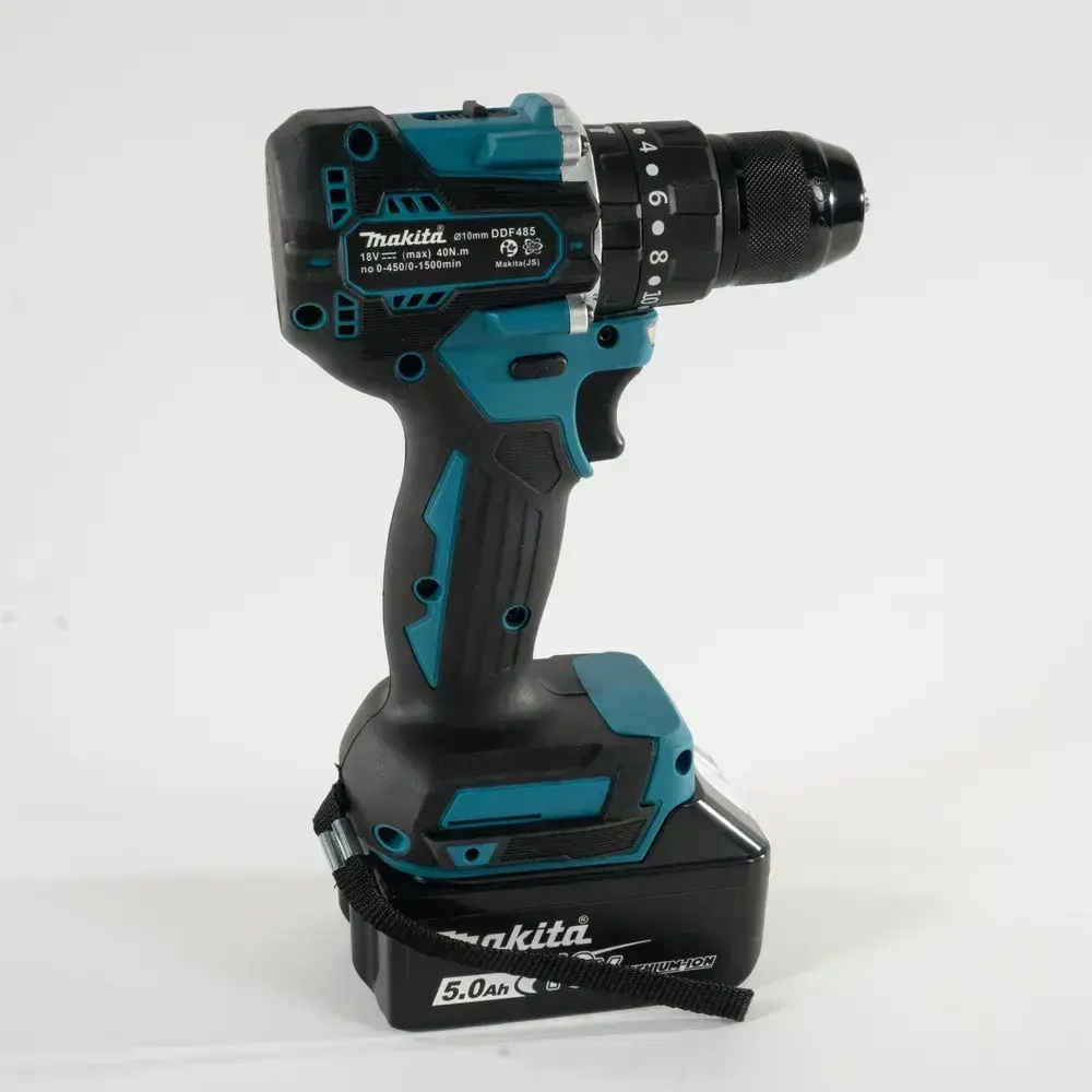 Шуруповерт Maкитa DDF485 18V 5.0AH с металлическим патроном