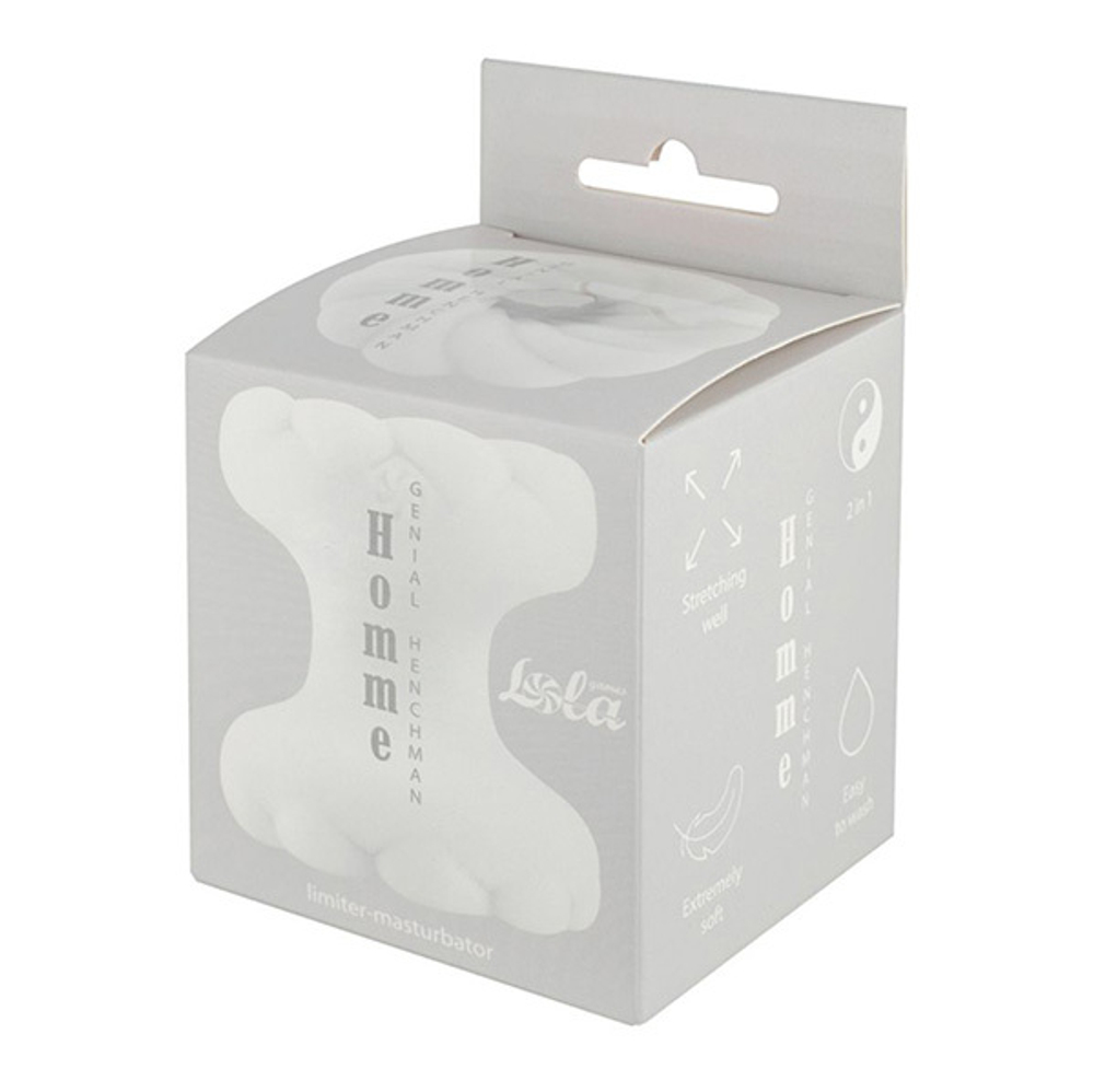 Белый мастурбатор-стоппер 8см Lola Games Homme Genial Henchman 7012-02lola